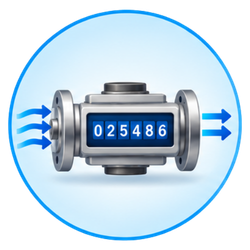 Gas Flow Totalizer